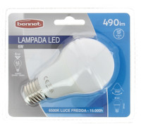 Lampadina A Goccia A Led 6 w E 27 Bennet Luce Fredda Lampadina A Goccia A Led 6 w E 27 Bennet Luce Fredda