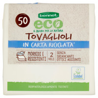 Tovaglioli In Carta Riciclata Bennet Eco 2 Veli