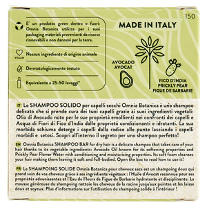 Shampoo Solido Capelli Secchi 50g Omnia Botanica - Foto 3