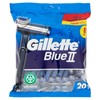 20 Rasoi Da Uomo Usa E Getta Blue Ii Gillette