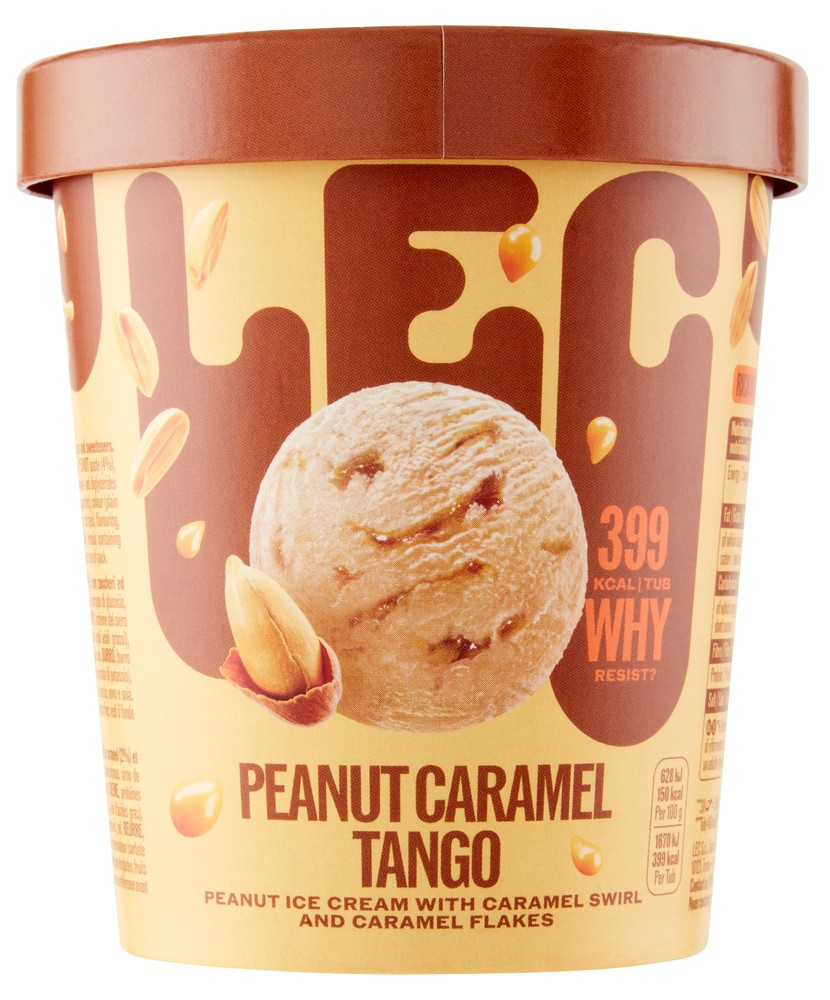 Gelato All'arachide Con Caramello E Fiocchi Di Caramello Lec - Foto 1
