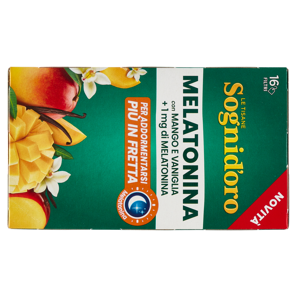 Tisana Con Melatonina (1mg), Mango E Vaniglia Bustine 16x2g Sognid'oro - Foto 3