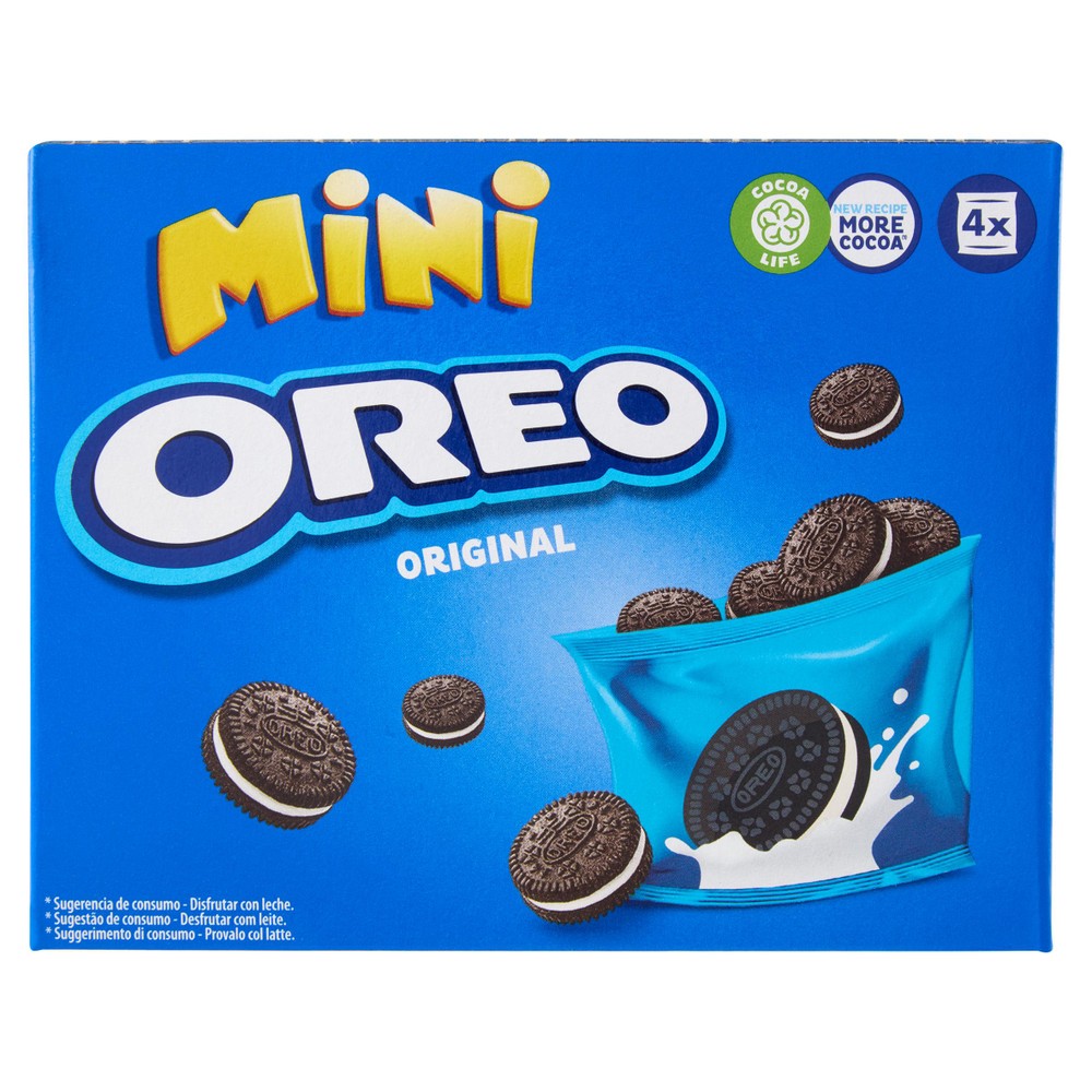 Biscotti Oreo Mini Con Ripieno Di Crema Alla Vaniglia 4x40g Oreo - Foto 1