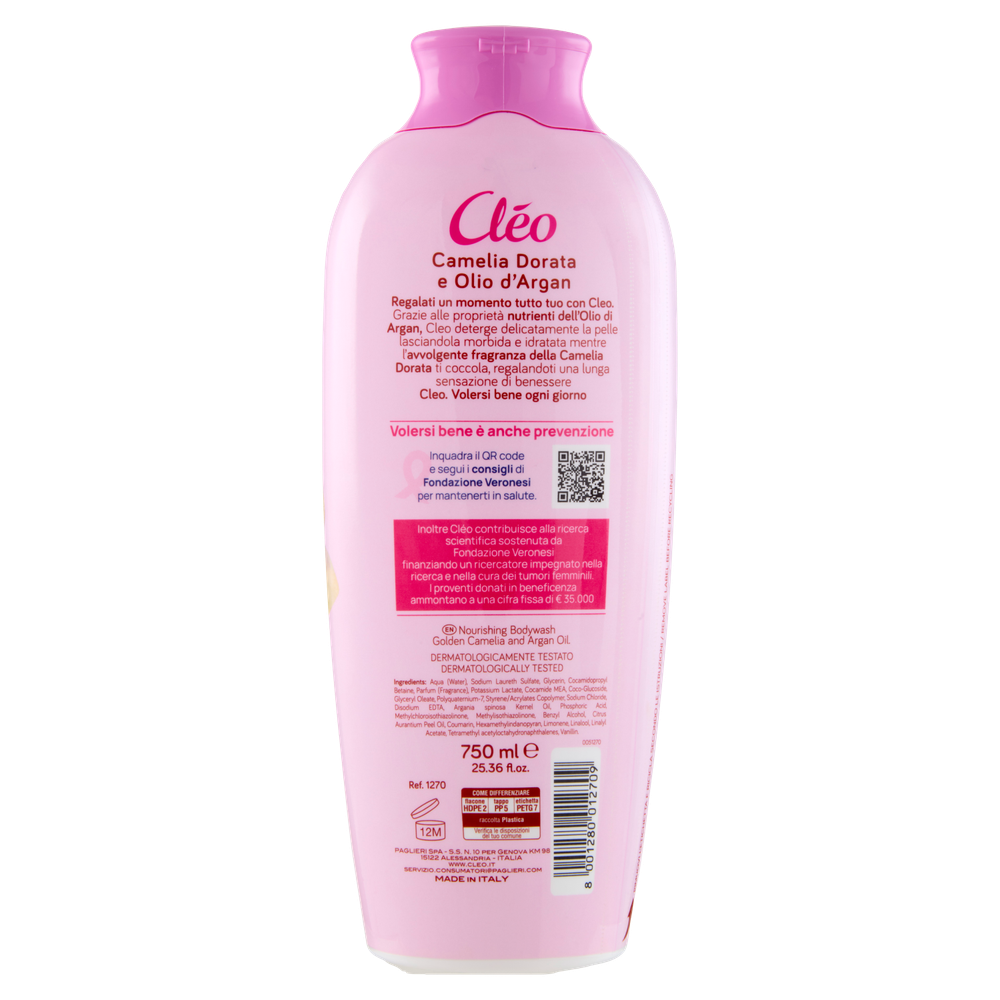 Bagno Camelia E Argan 750ml Cleo - Foto 3
