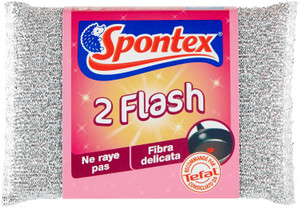 Cuscinetti Abrasivi Per Stoviglie Flash Bicolor Spontex - Foto 1