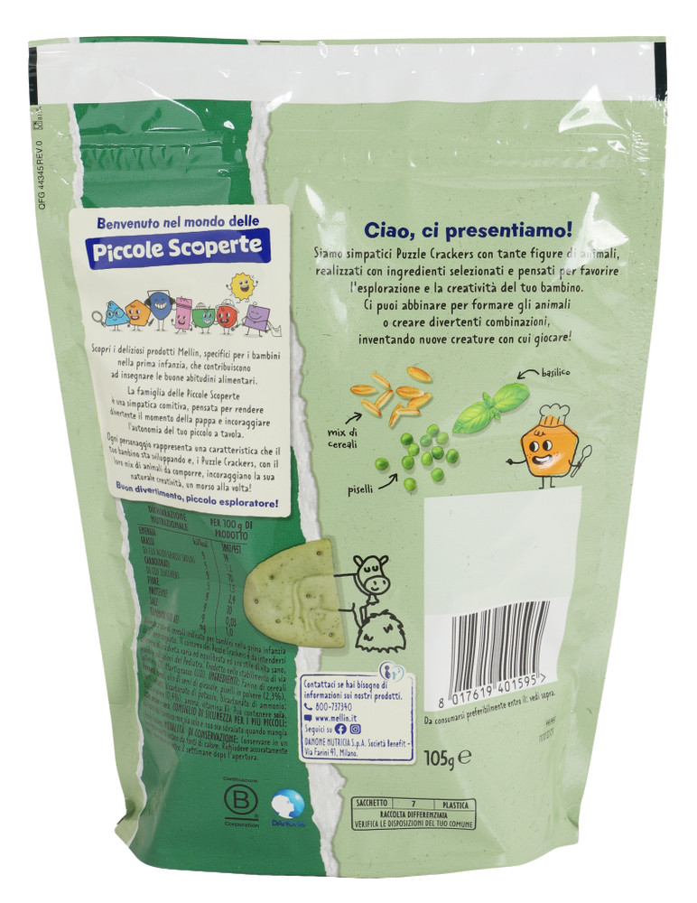Puzzle Crackers Piselli&Basilico Mellin - Foto 3