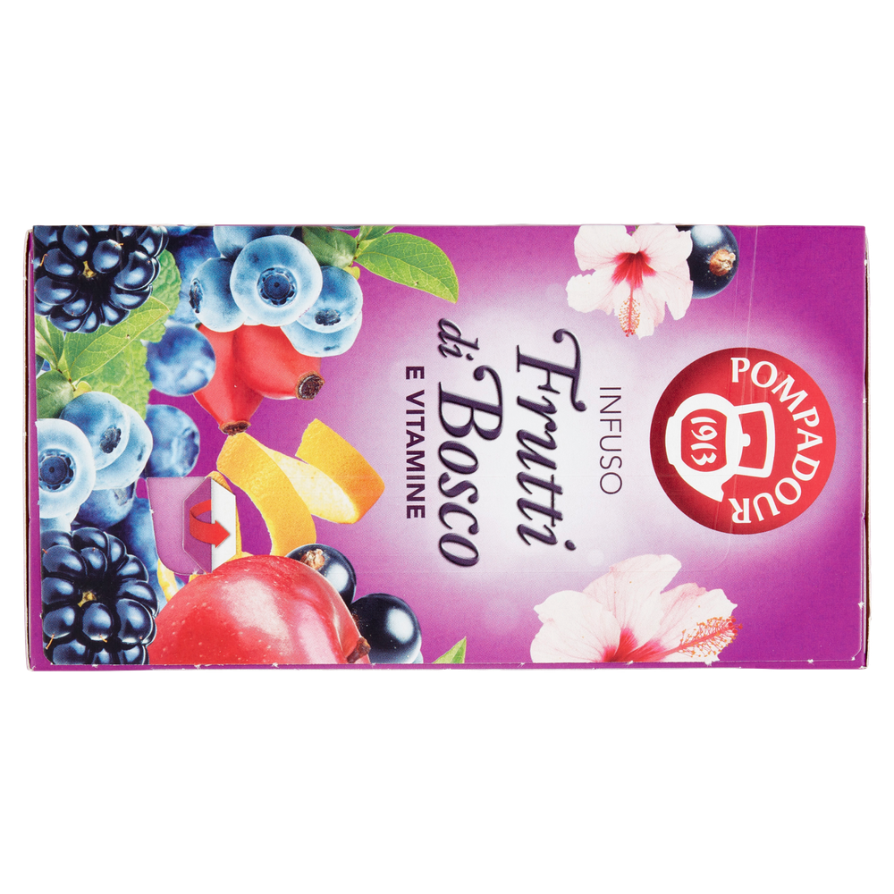 Infuso Frutti Di Bosco E Vitamine Senza Teina Bustine 20x3g Pompadour - Foto 3