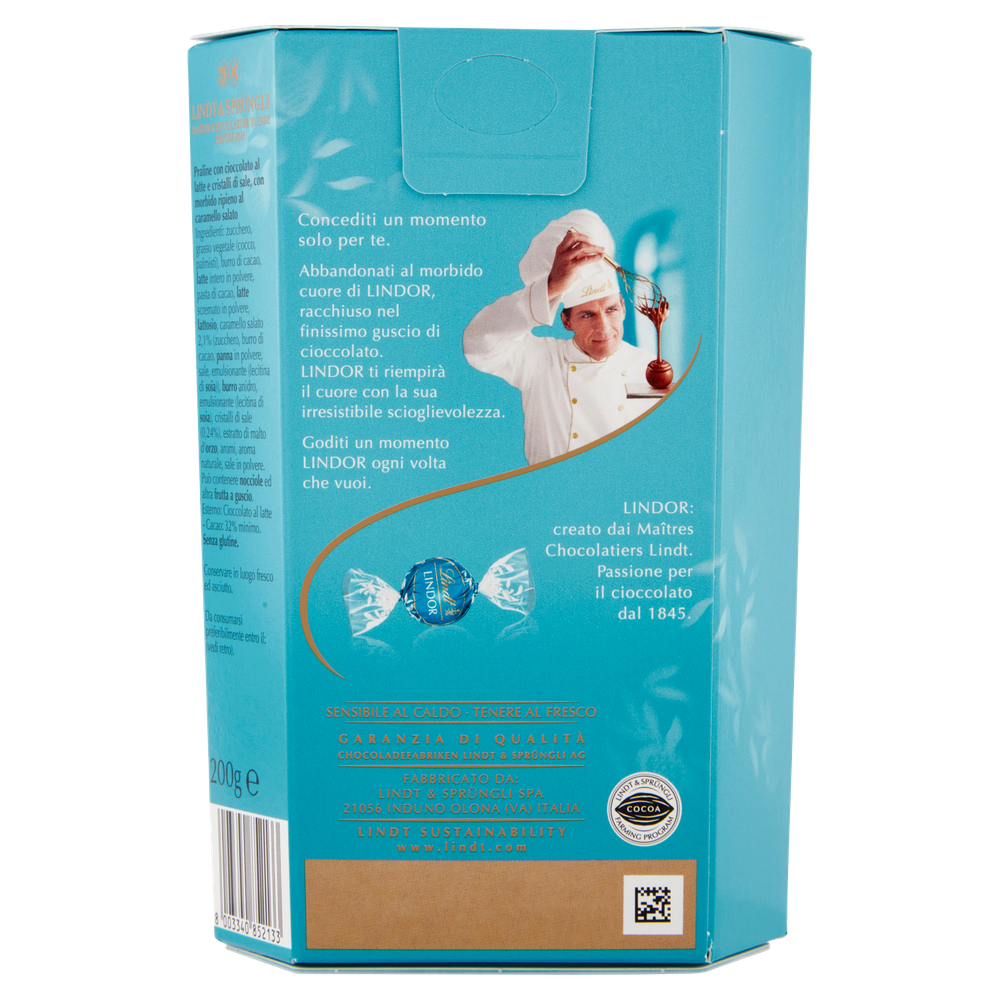 Praline Cioccolato Latte Ripieno Caramello Salato Lindor Lindt - Foto 3