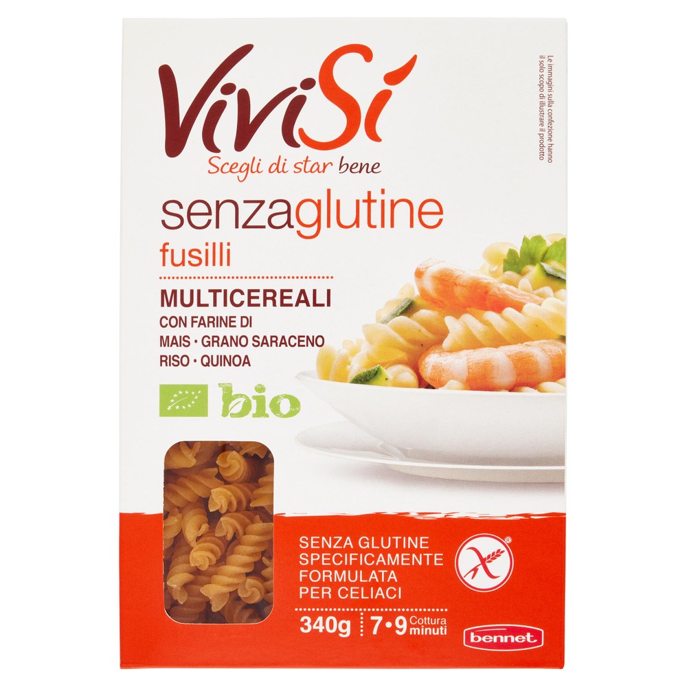 Fusilli Bio Senza Glutine Bennet Vivisi' - Foto 1