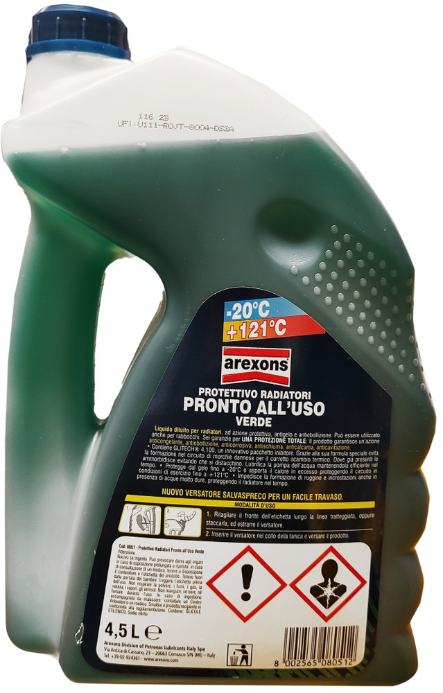 Liquido Radiatori Verde -20° L.4,5 Arexons - Foto 2