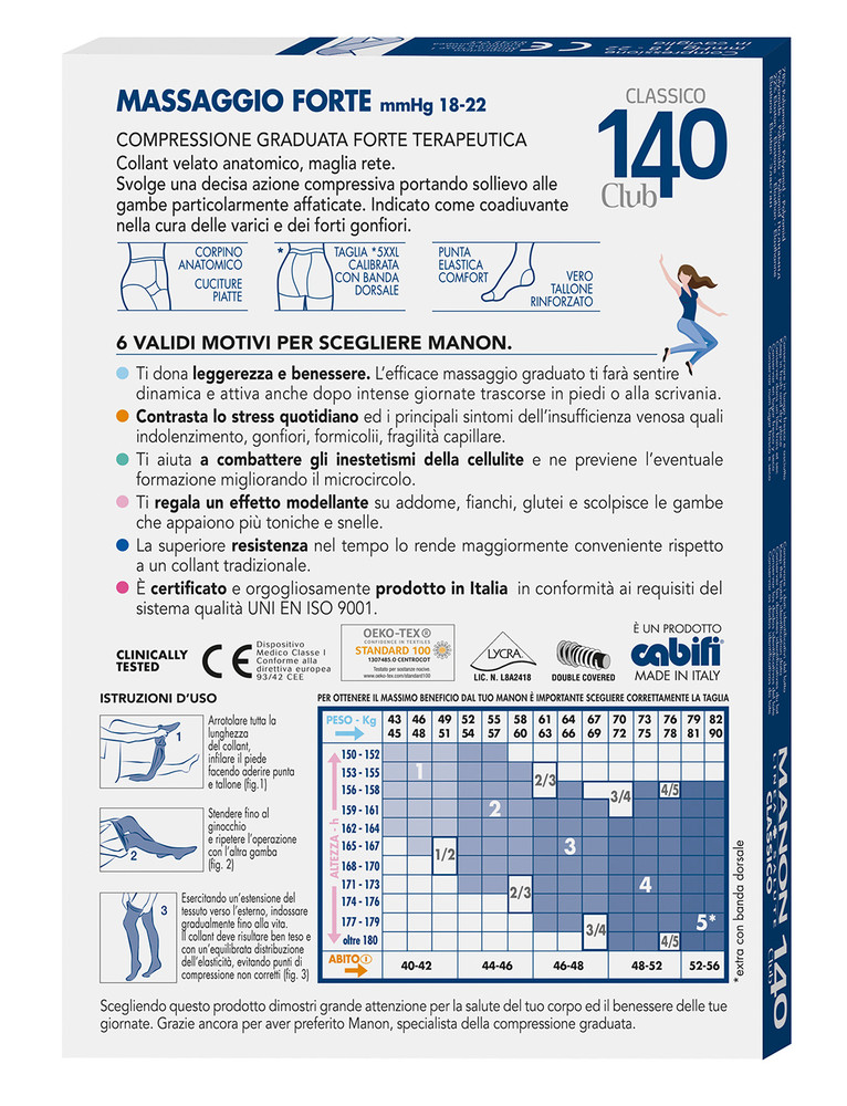 Collant Classico Tg 5 Nero 140 Denari Manon - Foto 2
