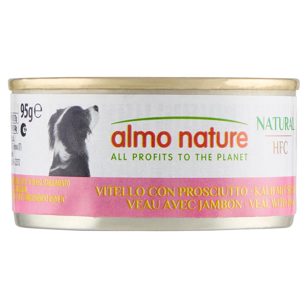 Alimento Umido Per Cane Hfc Natural Vitello Prosciutto Almo - Foto 1