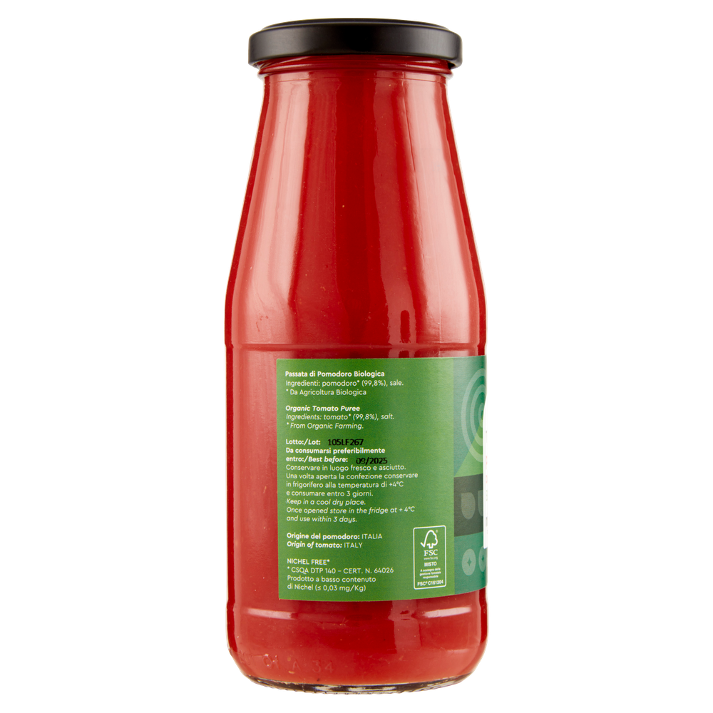 Passata Di Pomodoro Bio Nichel Free Terrae - Foto 2