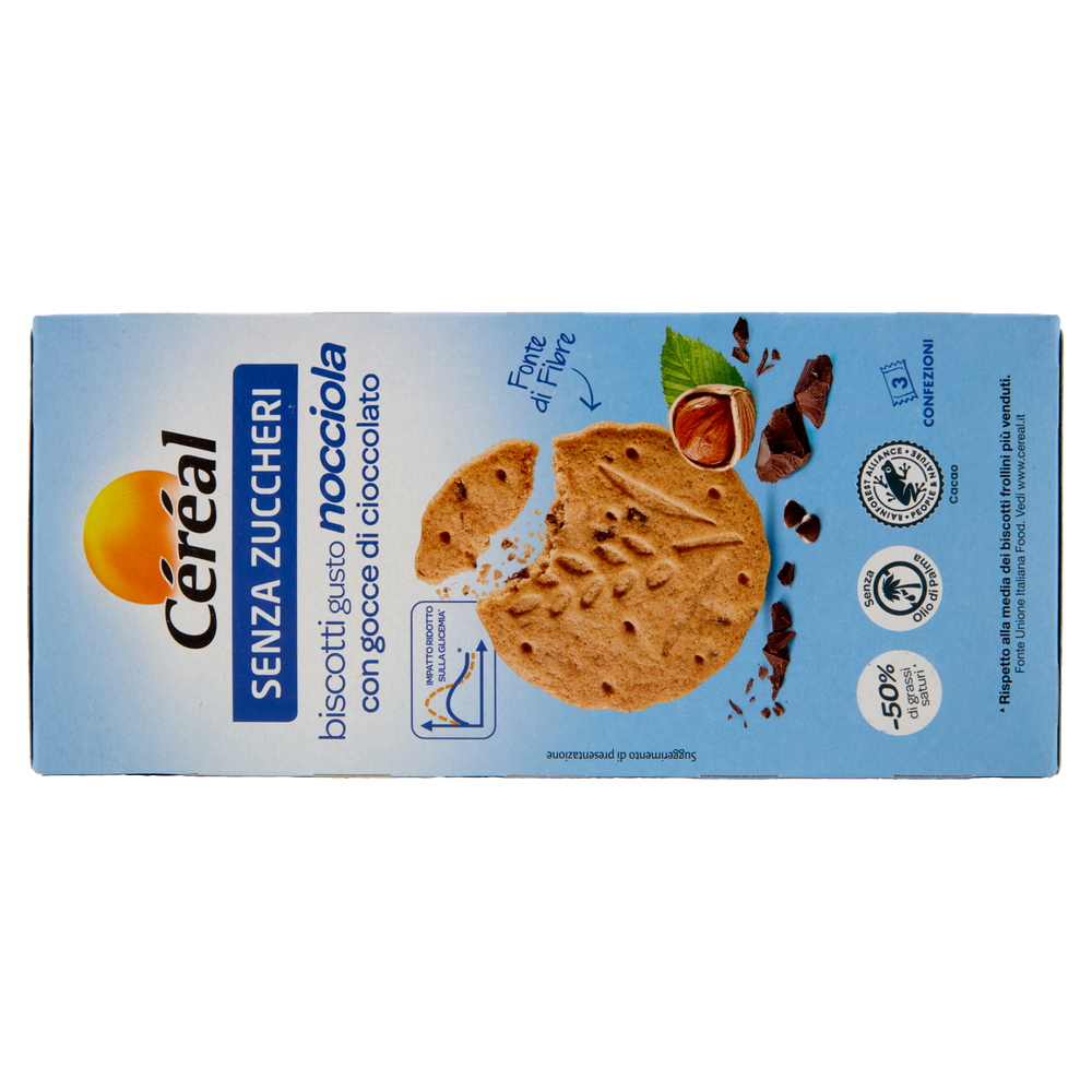 Cereal Senza Zuccheri Biscotti Nocciola 132 G - Foto 3