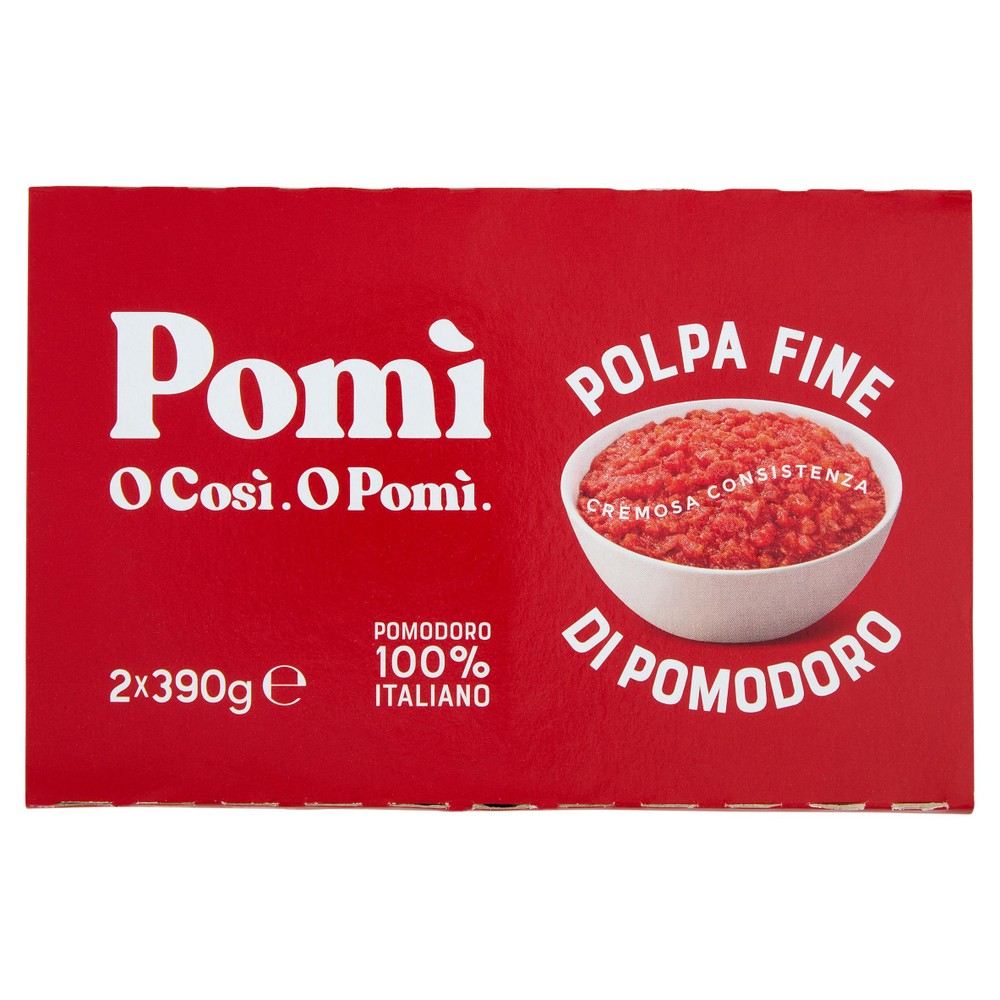 Polpa Fine Di Pomodoro 2x390g Pomi' - Foto 1