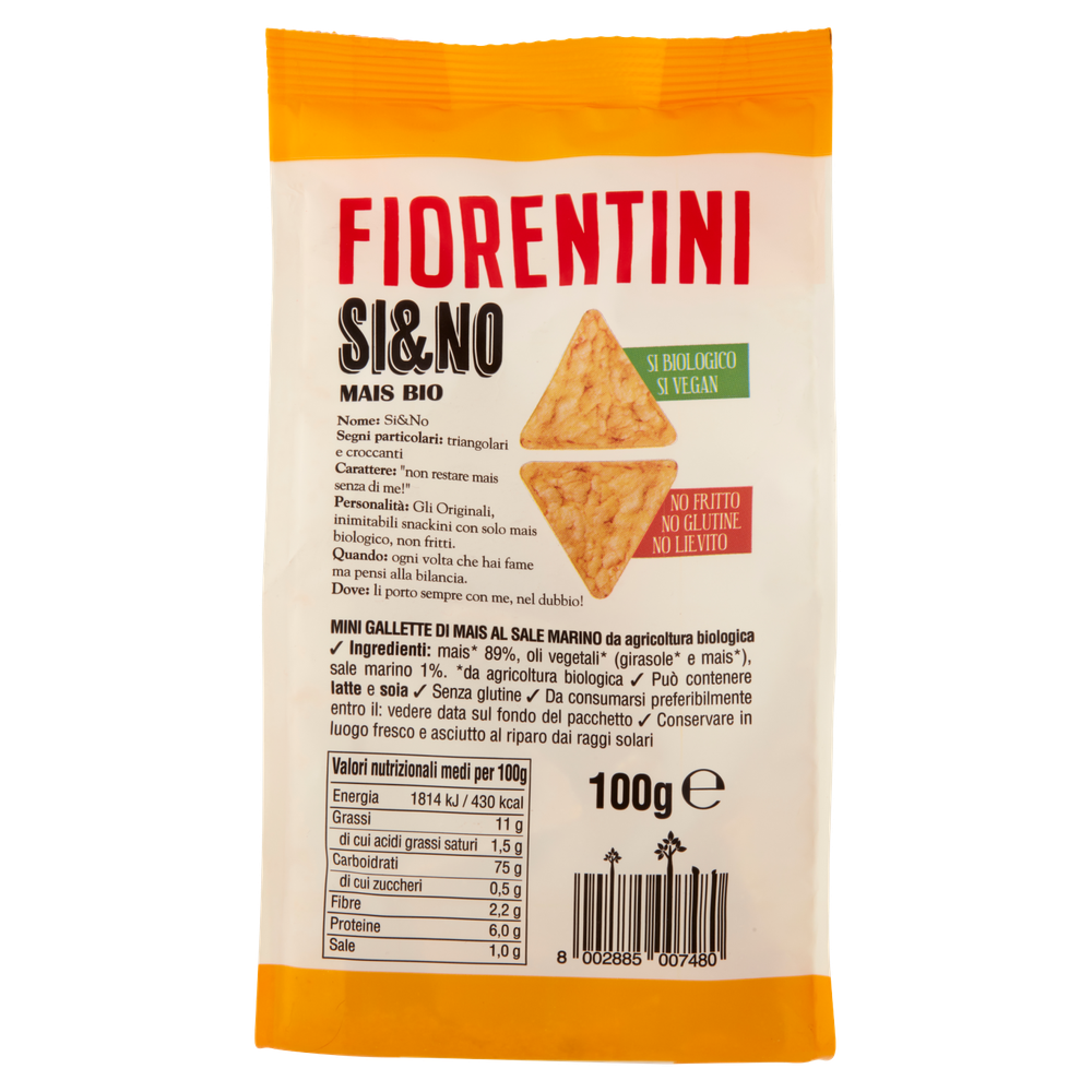 Si&No Triangolini Mais Bio Fiorentini
