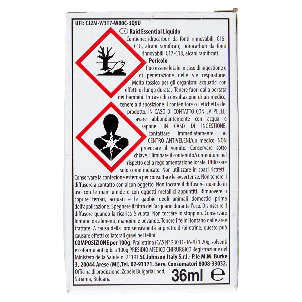 Insetticida Essential Liquido Ricarica 60 Notti Raid - Foto 3