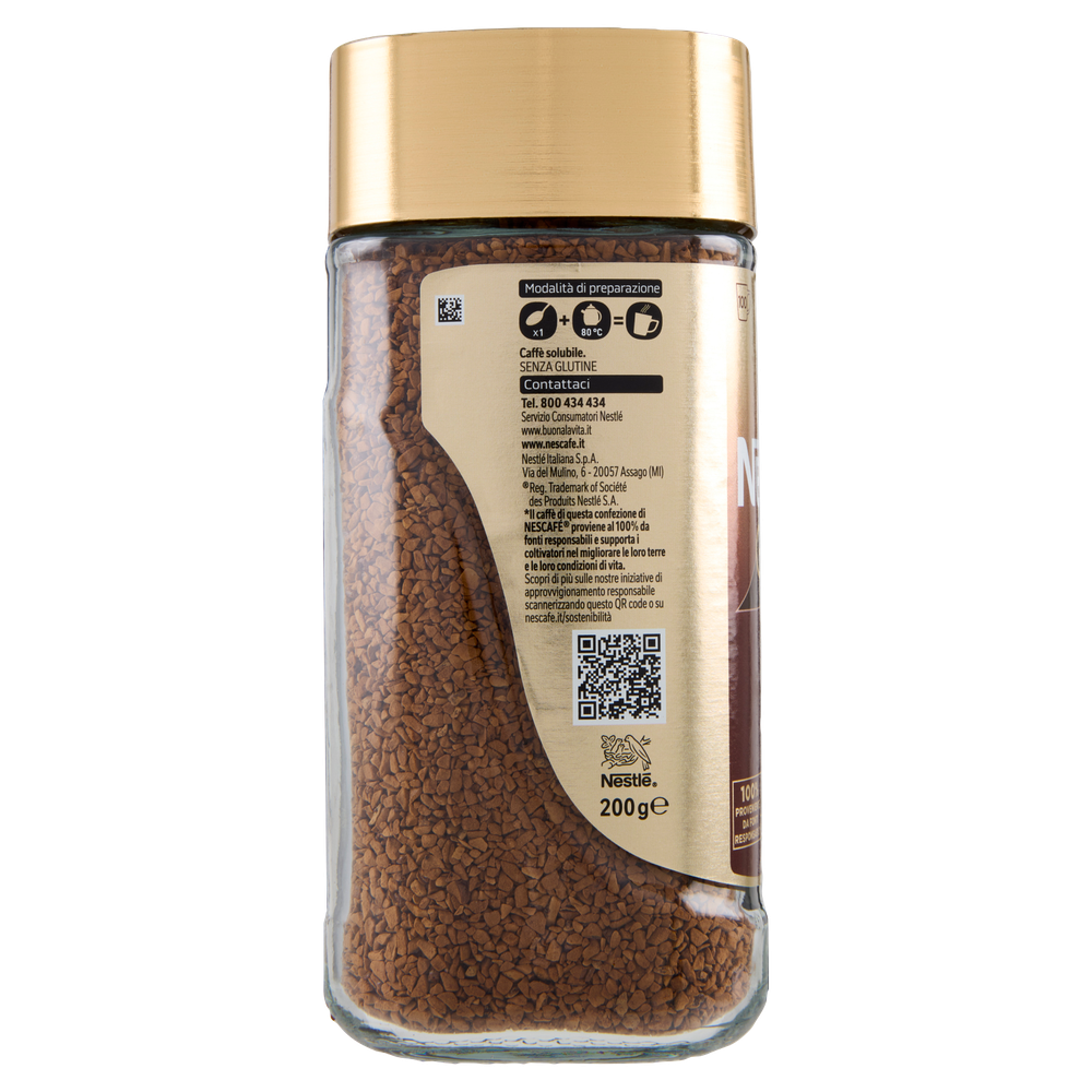 Caffè Solubile Gold Aroma Ricco In Barattolo Senza Glutine Nescafé - Foto 2