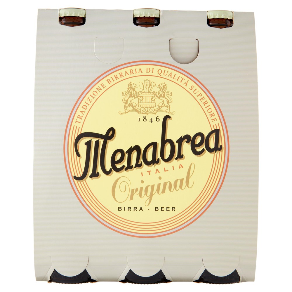 Birra Menabrea Original 3 Bottiglie Da Cl.33 - Foto 1