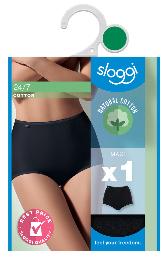 Slip Donna Maxi 50 Nero Sloggi - Foto 2
