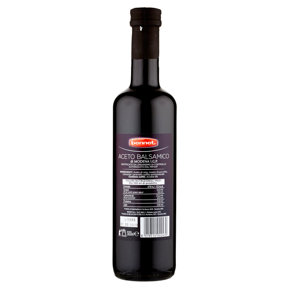 Aceto Balsamico Di Modena Igp Bennet - Foto 3