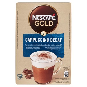Cappuccino Decaffeinato  Nescafè Gold, 10 Bustine