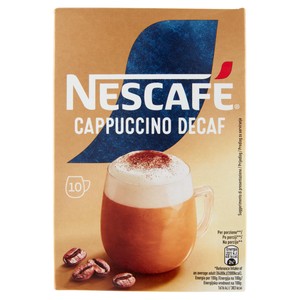 Cappuccino Solubile Decaffeinato Cremoso 10x12,5g Bustine Nescafé - Foto 1