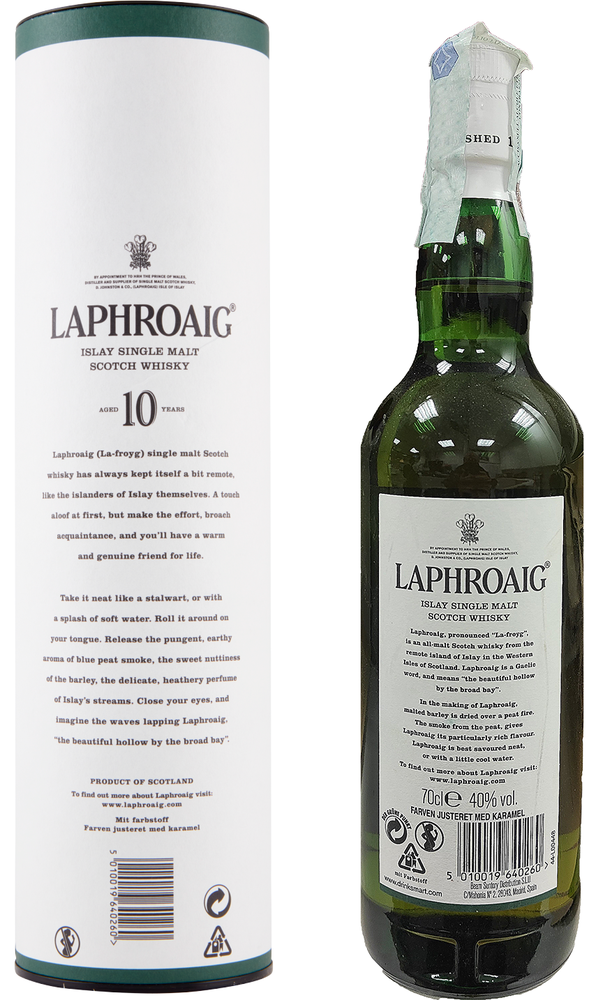 Whisky Laphroaig 10 Anni