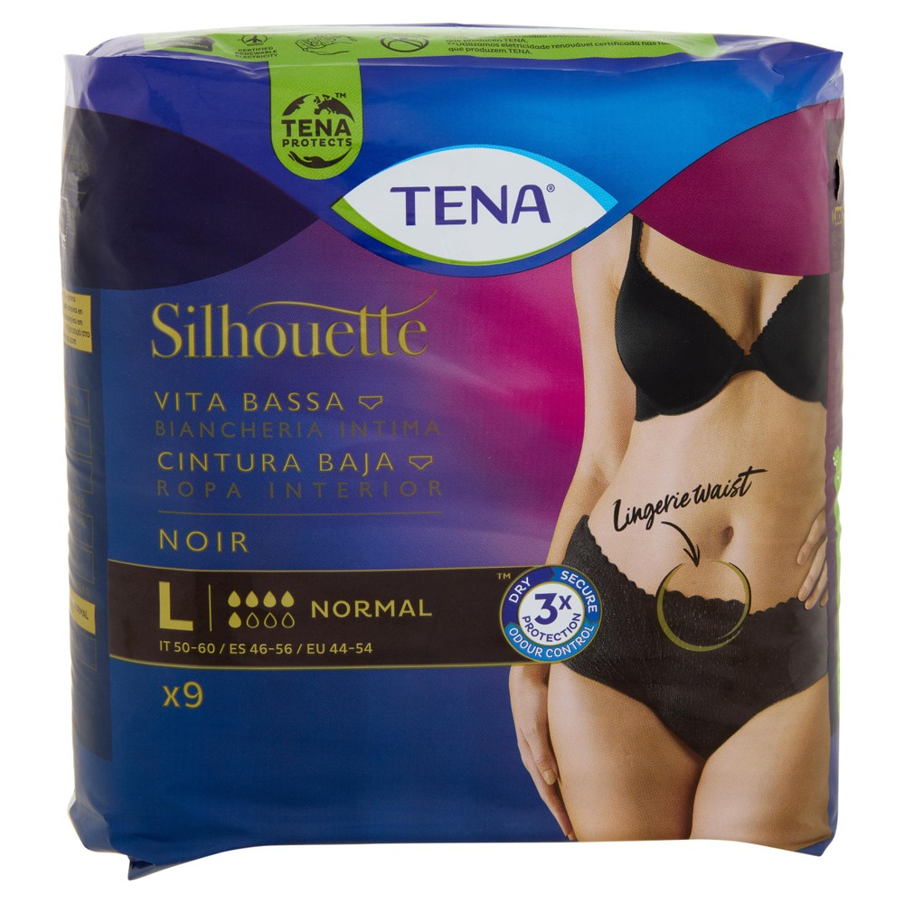 Tena Silhouette Noir Large - Foto 1