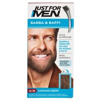 Colorazione Barba Per Uomo Castano Medio Just For Men