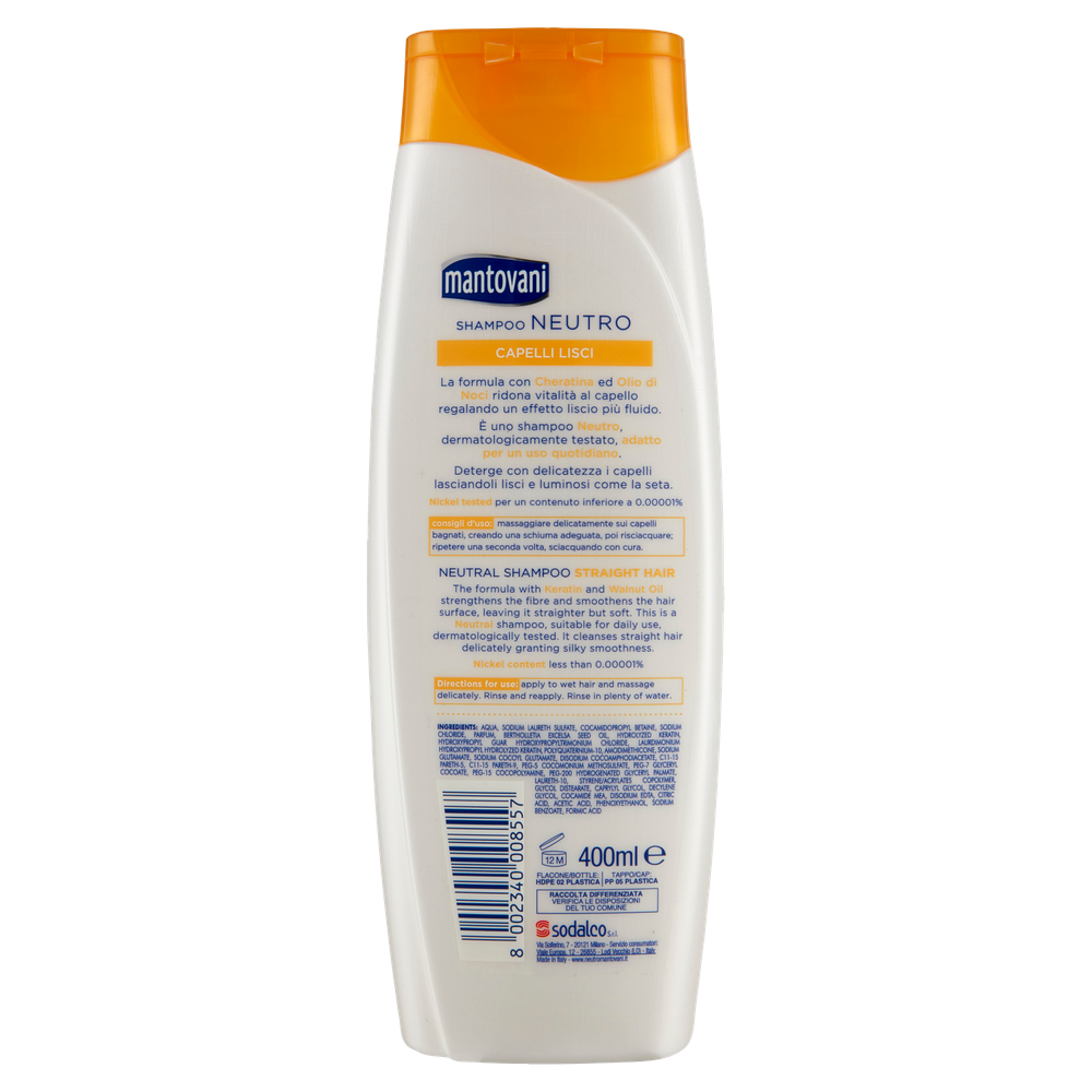 Shampoo Capelli Lisci Mantovani - Foto 3